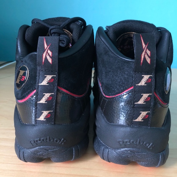 Men’s Reebok Iverson Legacy Black Red Gold size 7 - Picture 5 of 7